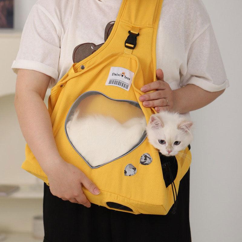 Cute Chest Front Pack Cat Carrying Backpack