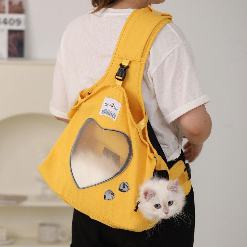 Cute Chest Front Pack Cat Carrying Backpack