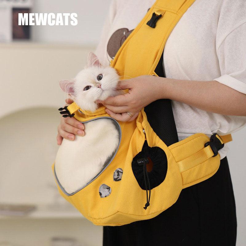 Cute Chest Front Pack Cat Carrying Backpack