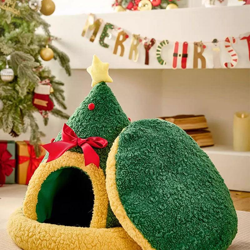 Cute Christmas Gift Warm Cat Bed 