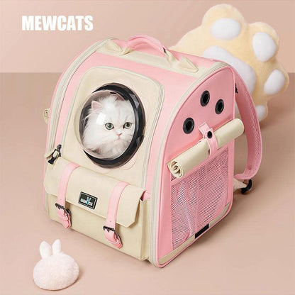 Cute Cat Carriers Foldable 3 Color Bubble Backpack