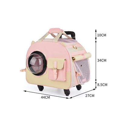 Cute Cat Carriers Foldable 3 Color Bubble Backpack