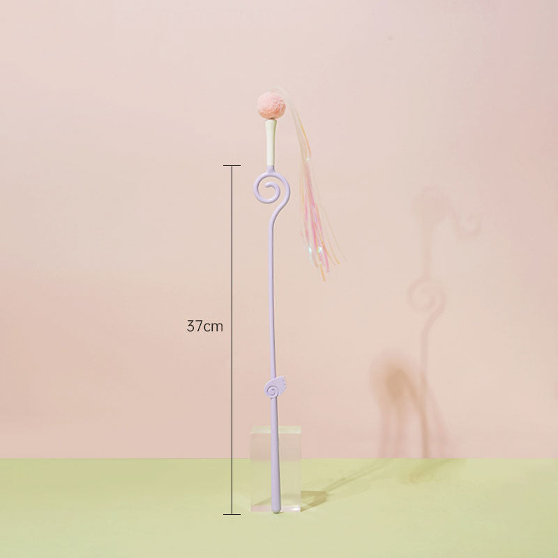 Cute Cat Wand Toy Kitty Interactive Stick