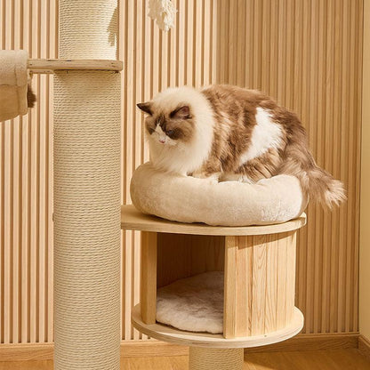 Deluxe Cloud Tower Large Wooden Cat Climbing Tree