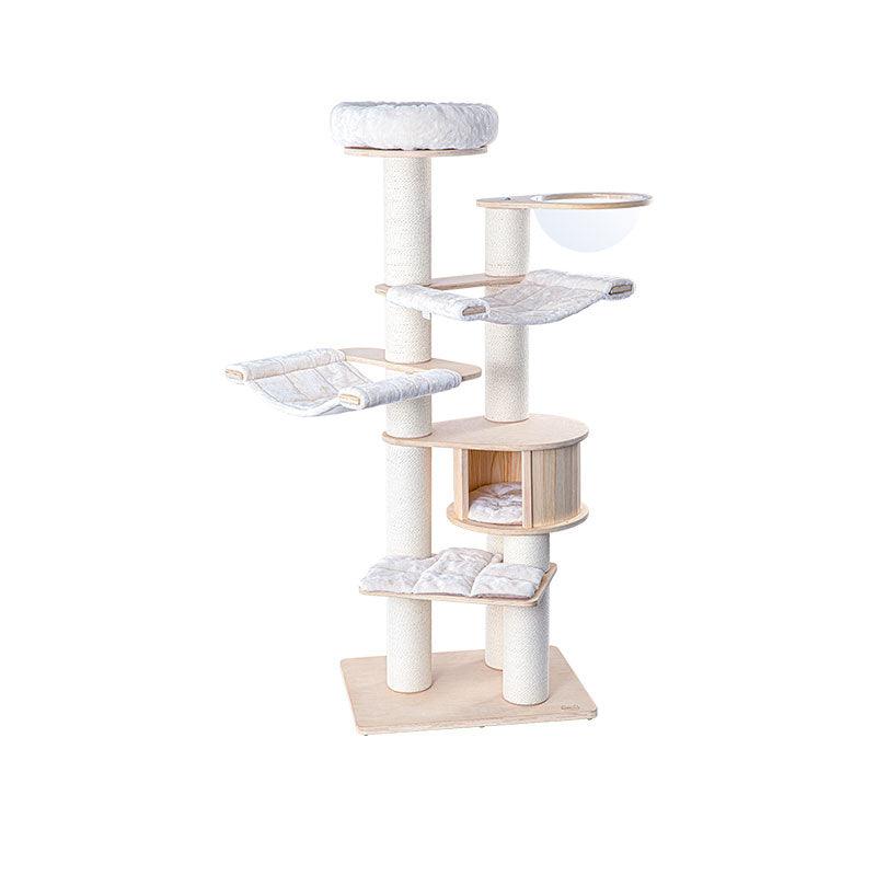 Deluxe Cloud Tower Large Wooden Cat Climbing Tree