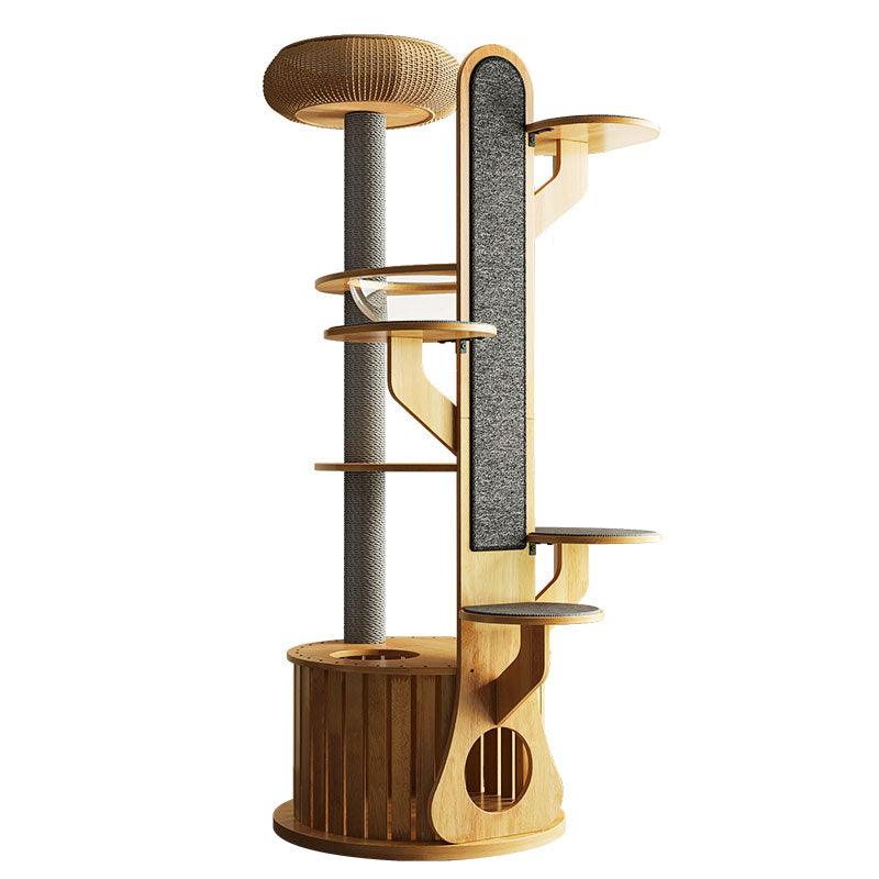 Desert Continent Solid Wood Cat Climbing Tree