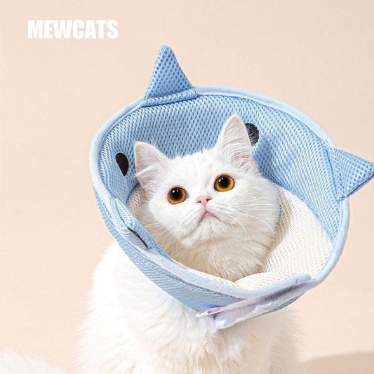 Dolphin Cat Cone Collar Cute Headgear (2)