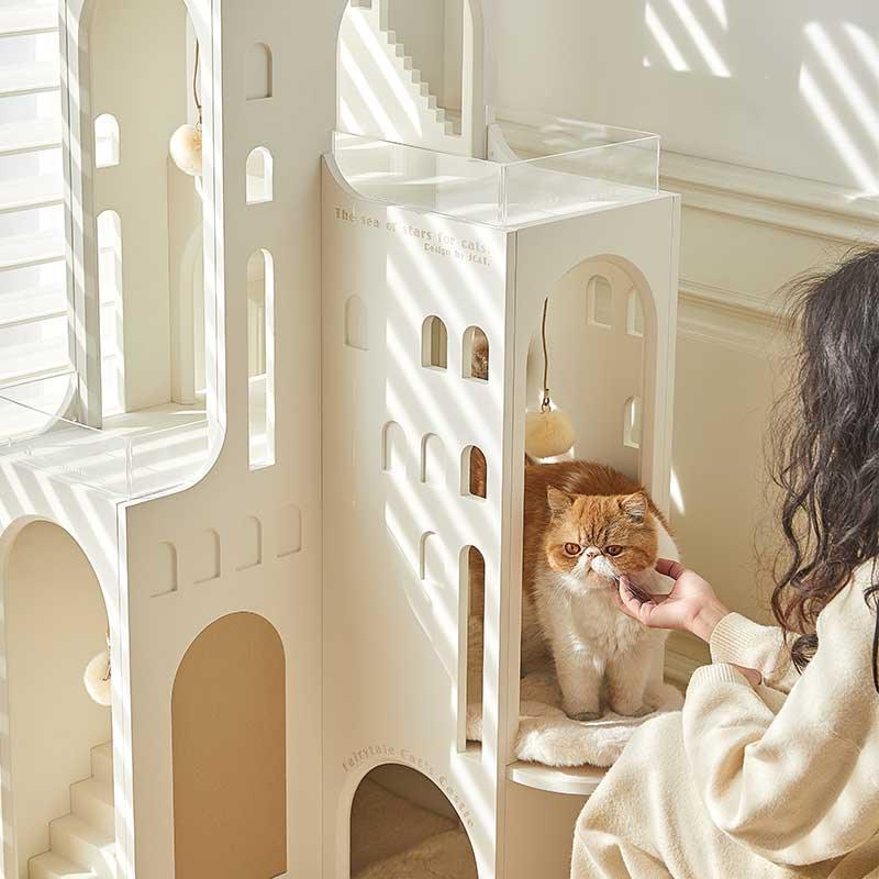 JCAT Dream Castle Maze Cat Furniture Tower