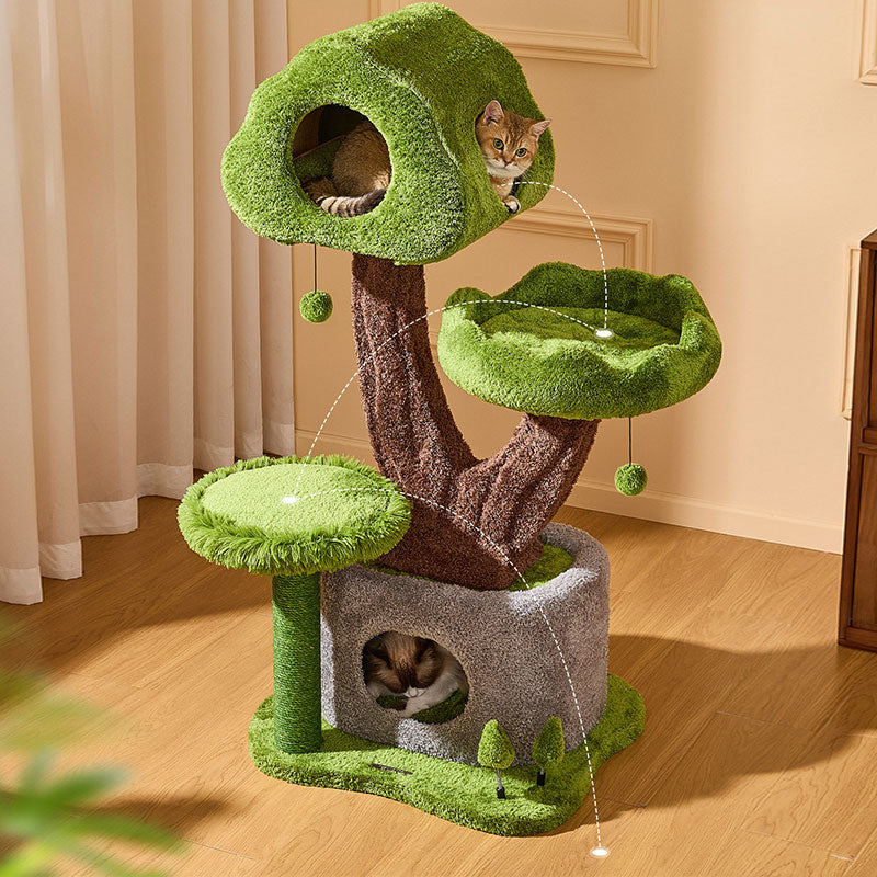 Evergreen Climbing Cat Tree for Large Cats