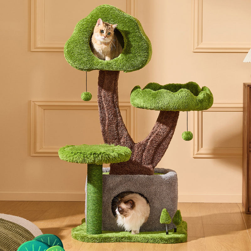 Evergreen Climbing Cat Tree for Large Cats