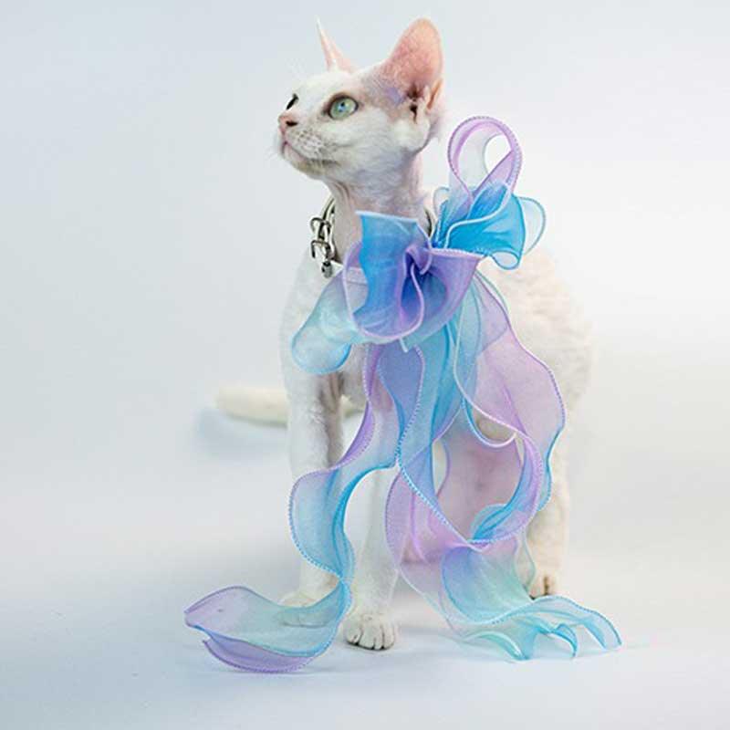 Fairy Bow Adjustable Cat Collar