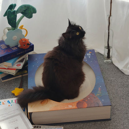 Fantasy Magic Book Cat Scratcher Bed