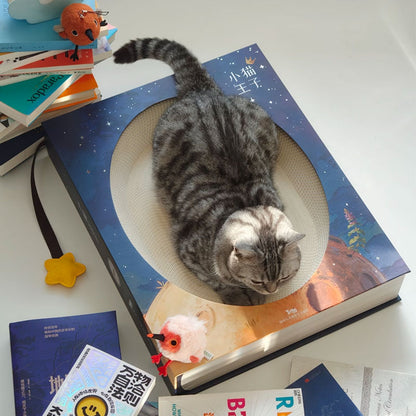 Fantasy Magic Book Cat Scratcher Bed