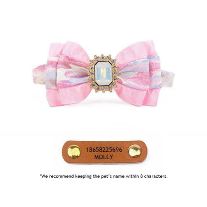 Fantasy Fairy Gemstone Cat Collar