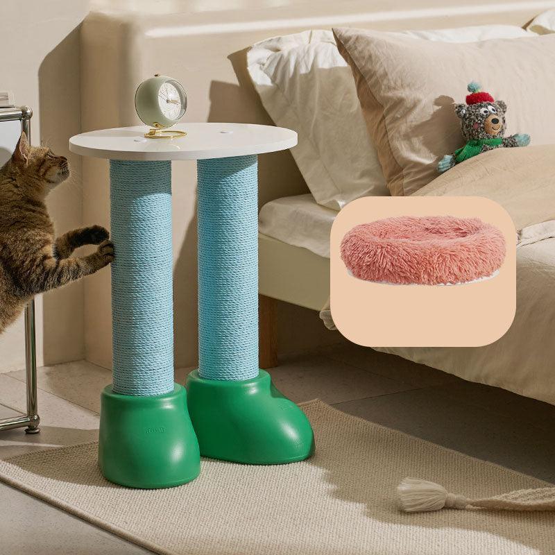Fatty Boots Cat Scratching Climbing Tree