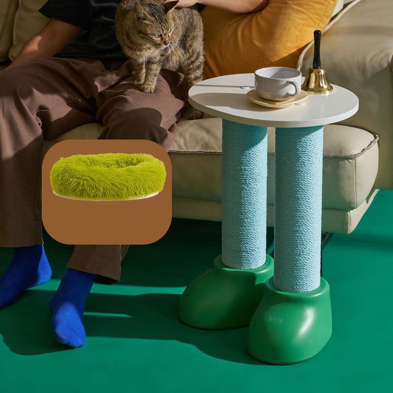 Fatty Boots Cat Scratching Climbing Tree