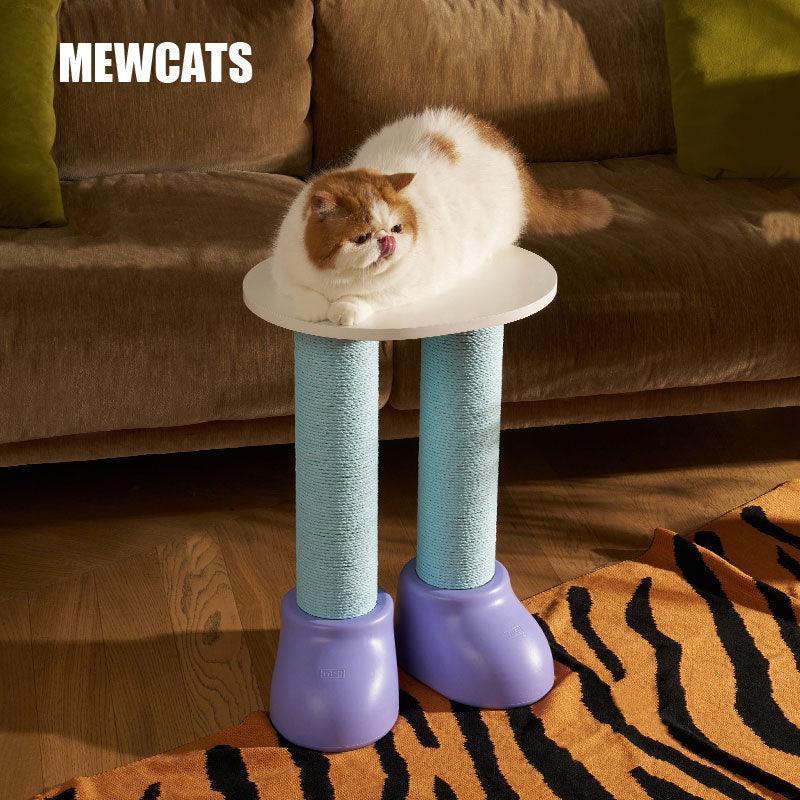Fatty Boots Cat Scratching Climbing Tree