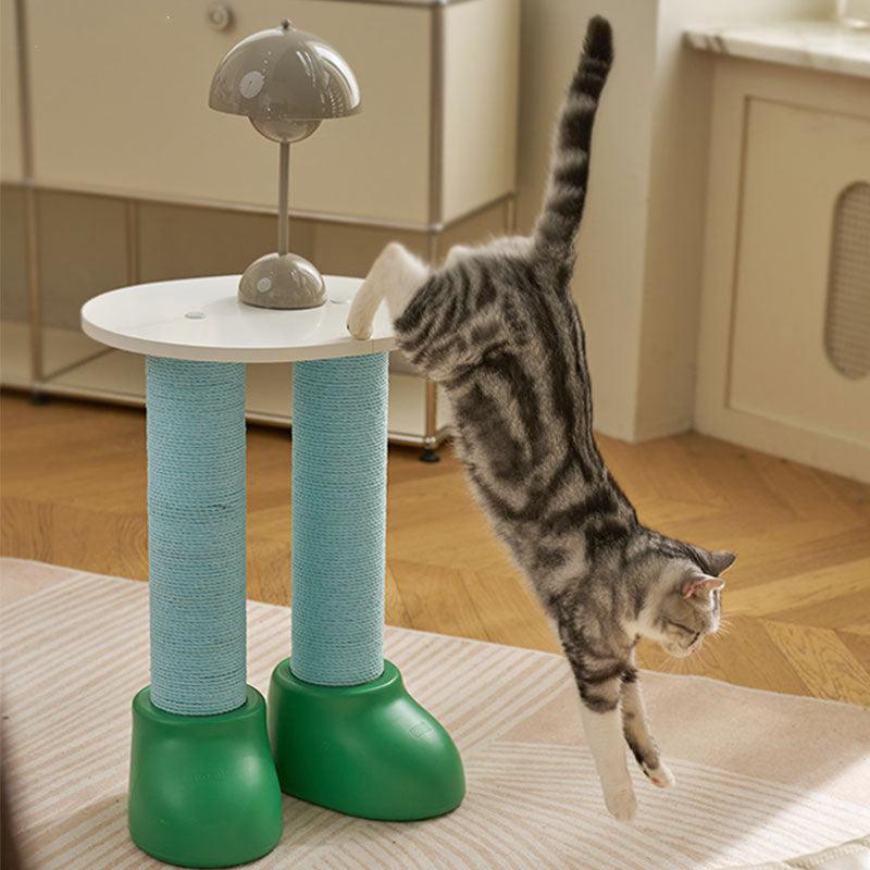 Fatty Boots Cat Scratching Climbing Tree