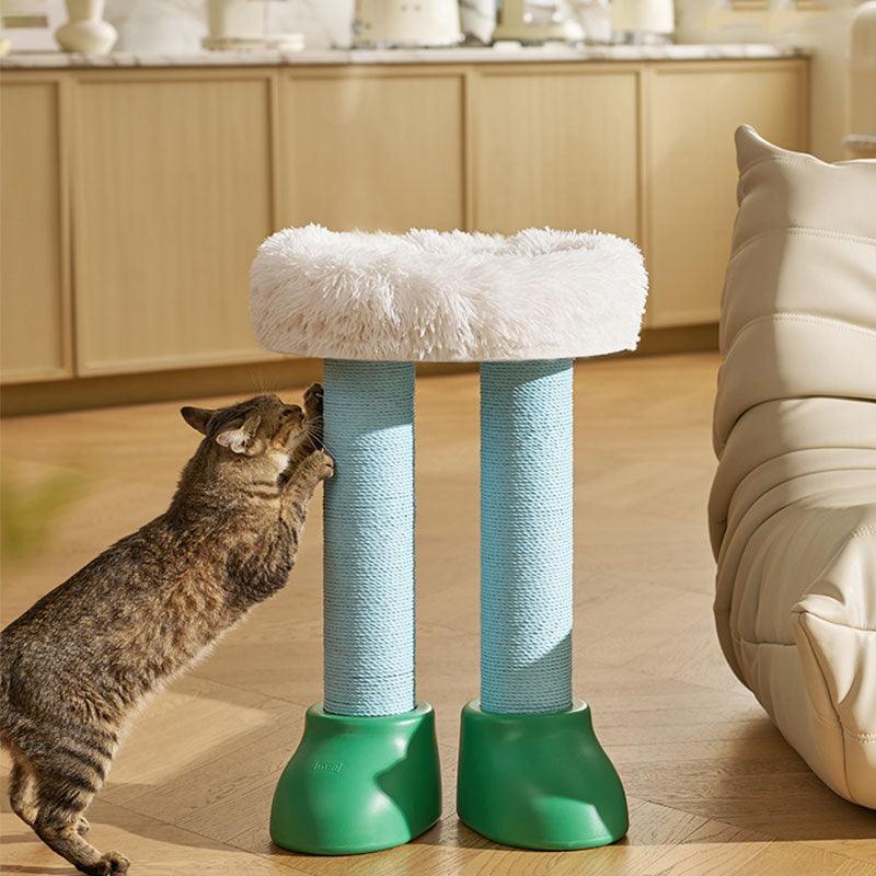 Fatty Boots Cat Scratching Climbing Tree