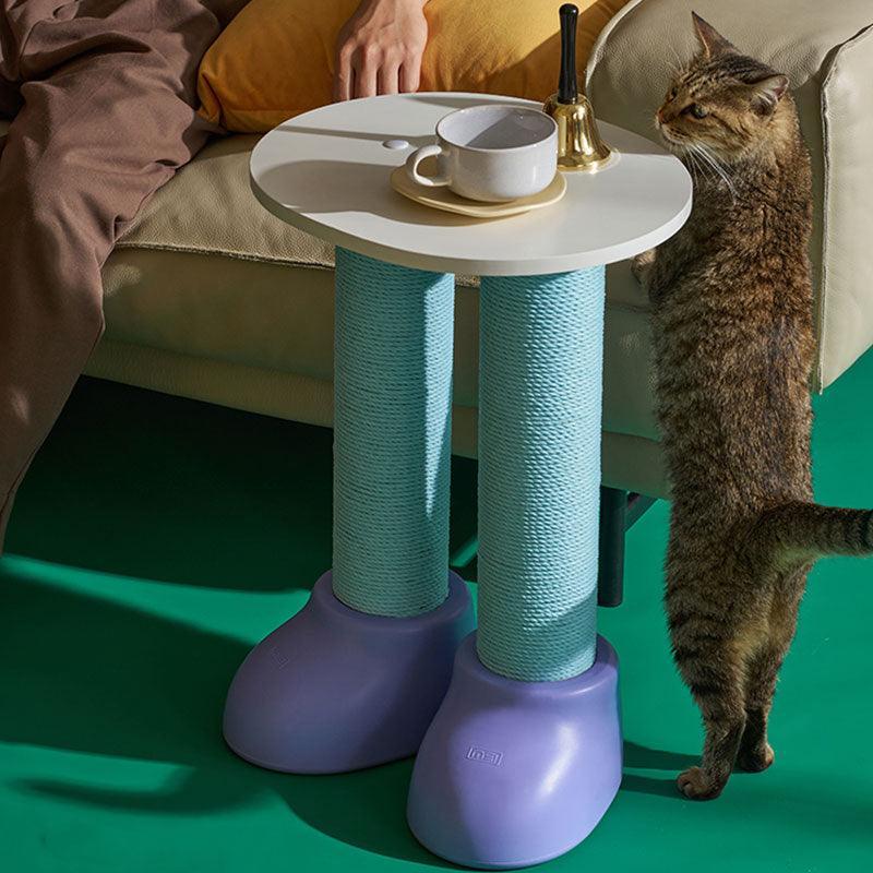 Fatty Boots Cat Scratching Climbing Tree