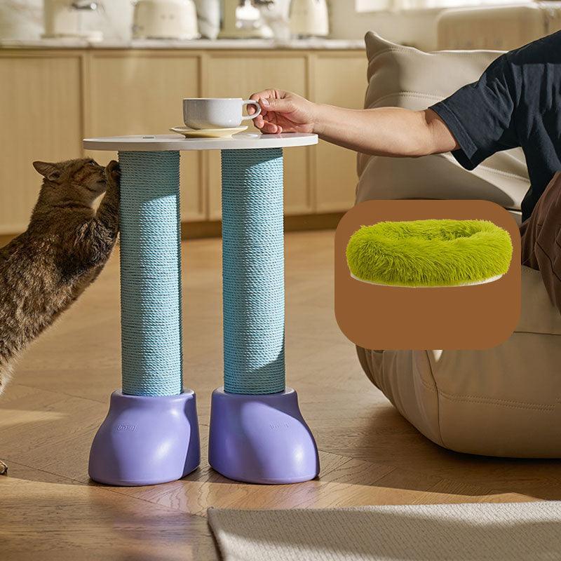 Fatty Boots Cat Scratching Climbing Tree