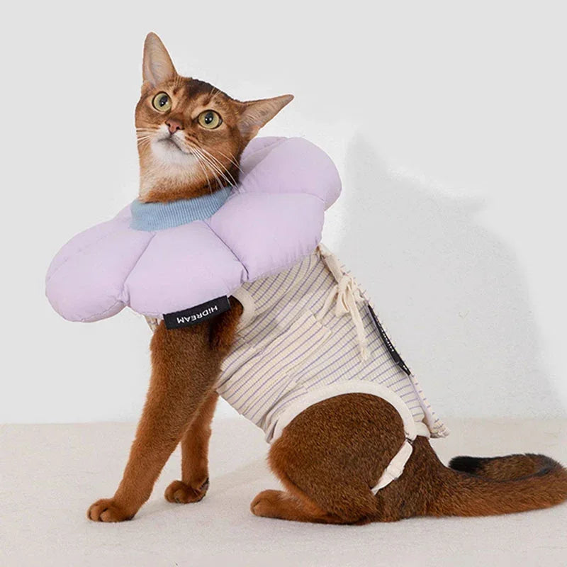 Flexible Anti-Licking Cat Recovery Onesie Cloth – MEWCATS