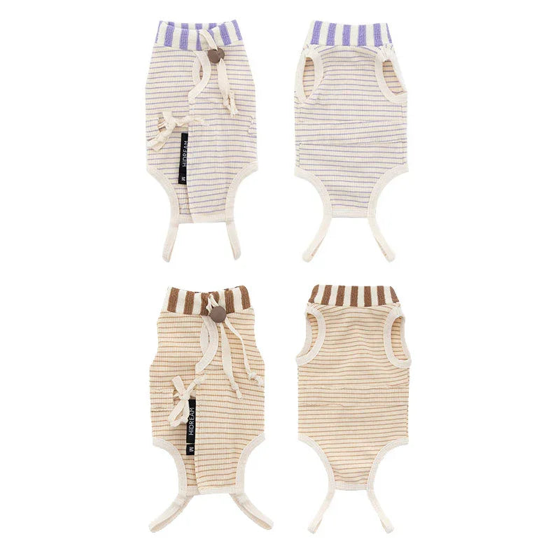 Flexible Anti-Licking Cat Recovery Onesie Cloth