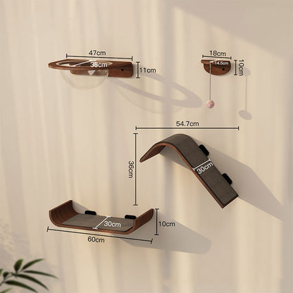 Floating Island Wall-Mounted Cat Wall Shelves