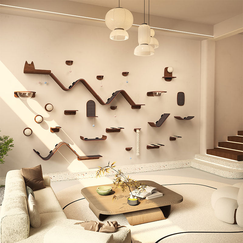 Floating Island Wall-Mounted Cat Wall Shelves