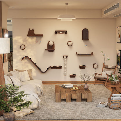 Floating Island Wall-Mounted Cat Wall Shelves