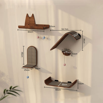 Floating Island Wall-Mounted Cat Wall Shelves