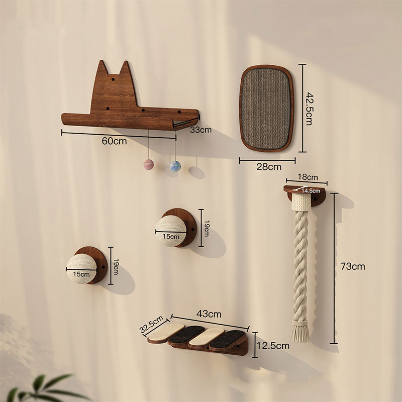 Floating Island Wall-Mounted Cat Wall Shelves