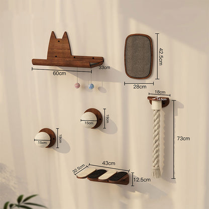 Floating Island Wall-Mounted Cat Wall Shelves