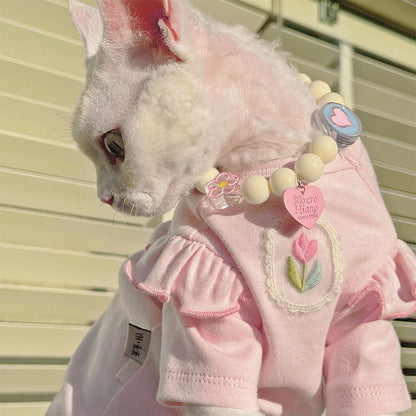 Floral Baby Soft Outfit for Hairless Sphynx Cats