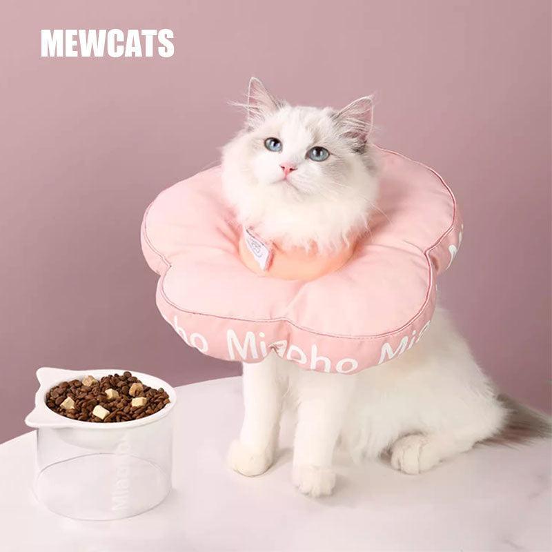 Flower Cat Cone Headgear Elizabethan Collar