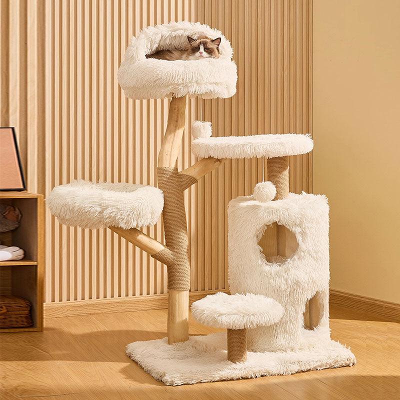 Flower Large Cat Climbing Frame Luxury Cat Tree