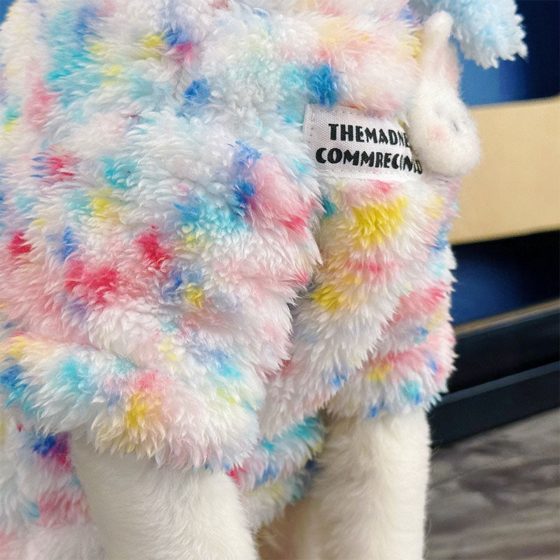 Fluffy Rainbow Outfit for Hairless Cats