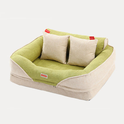 Fluffy Bread Warm Cat Sofa Bed