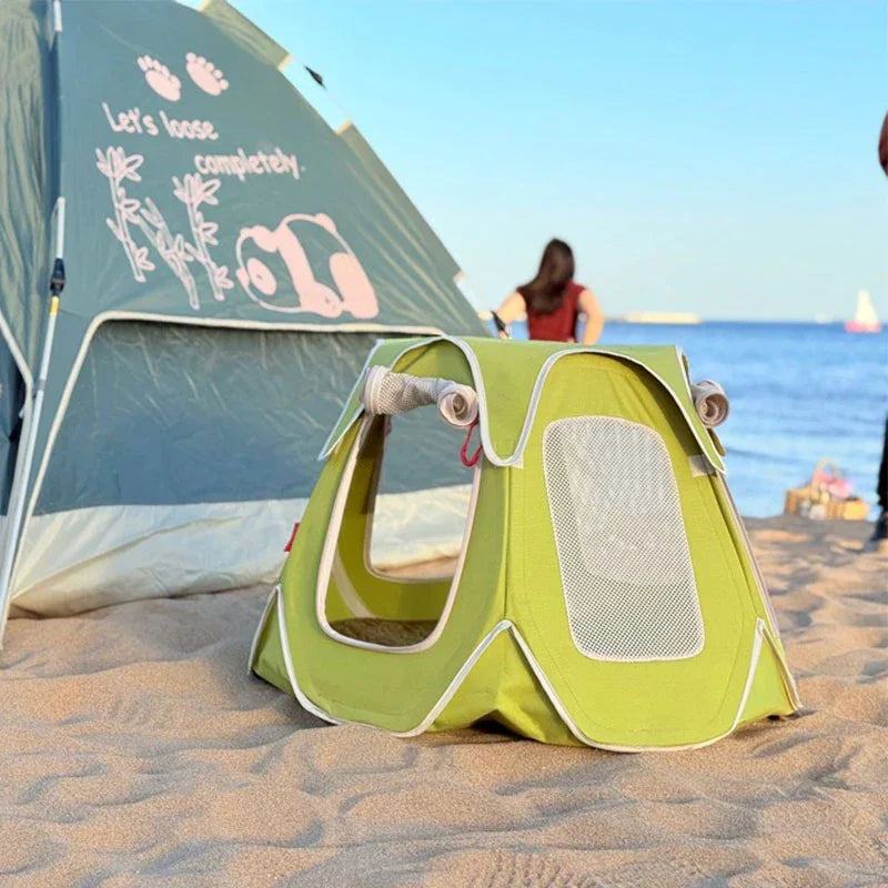 Foldable Outdoor Cat Tent Bed Cat Cave for Travel