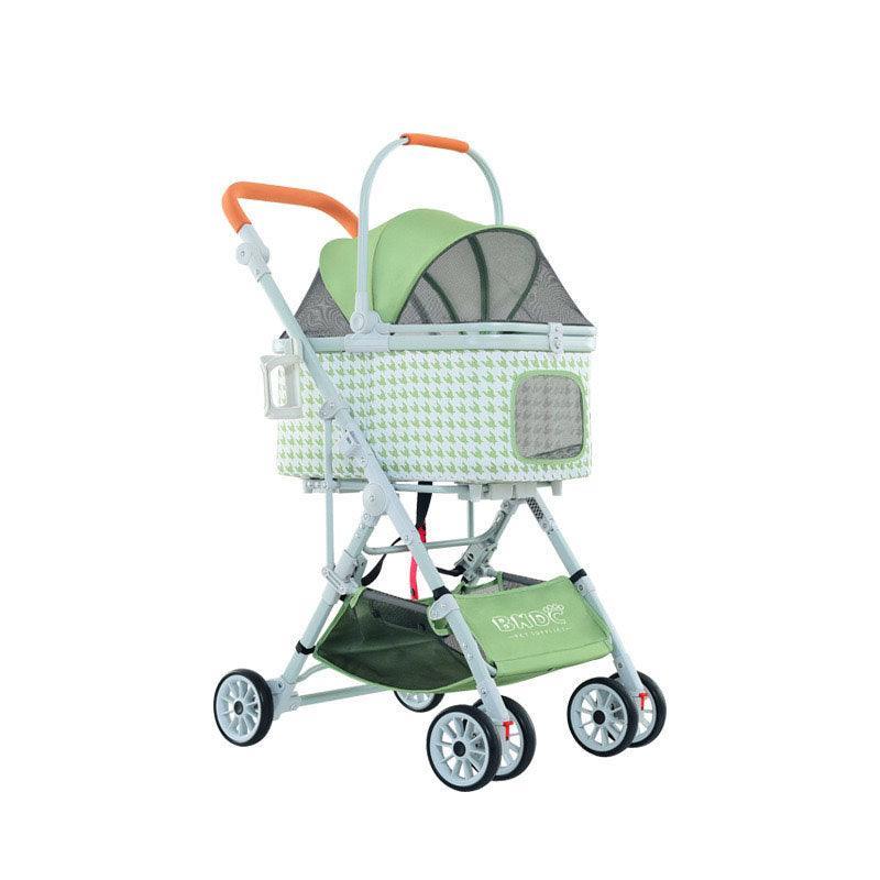 Foldable Cat Stroller 3 Color Carrier On Wheels