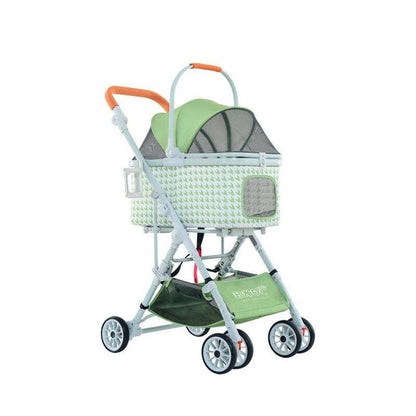 Foldable Cat Stroller 3 Color Carrier On Wheels