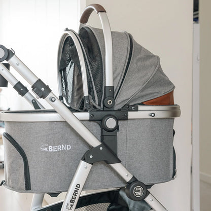 Full-Featured Cat Carrier Stroller for Multiple pets