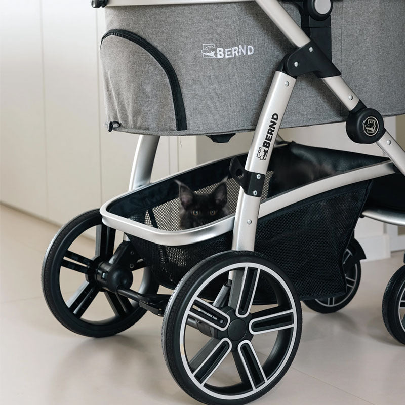 Full-Featured Cat Carrier Stroller for Multiple pets