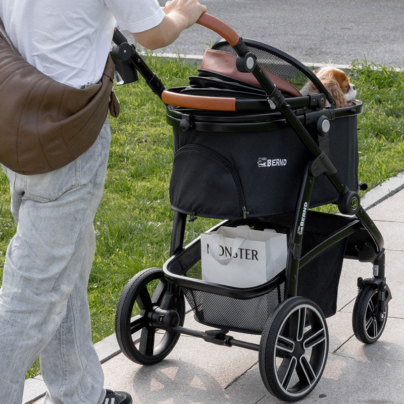 Full-Featured Cat Carrier Stroller for Multiple pets