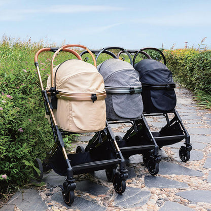 Full-Featured Cat Carrier Stroller for Multiple pets