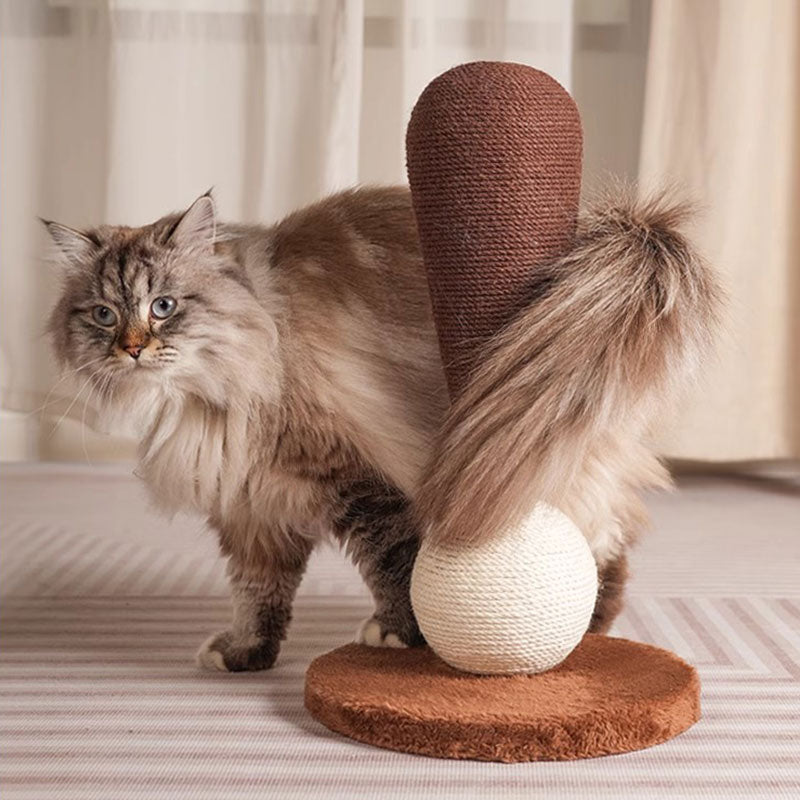 Funny Cat Scratching Post Ball Set