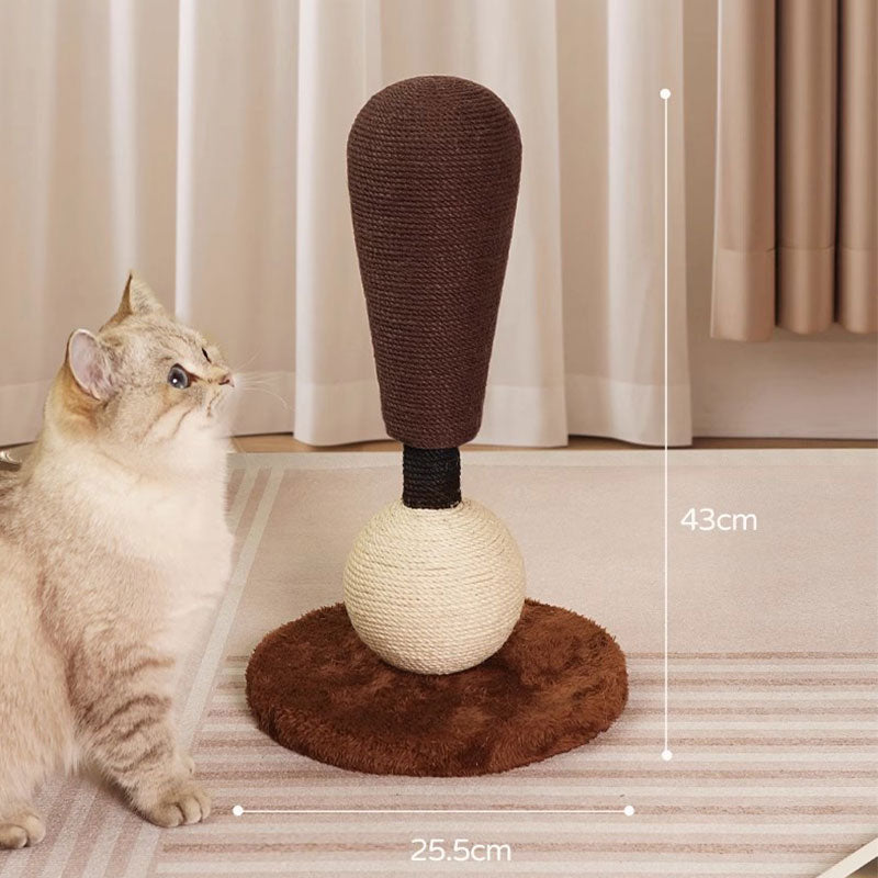 Funny Cat Scratching Post Ball Set