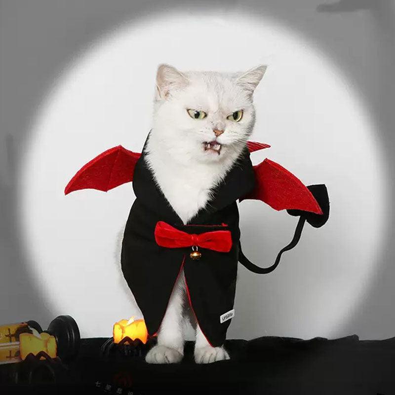 Halloween Devil Cat Cape