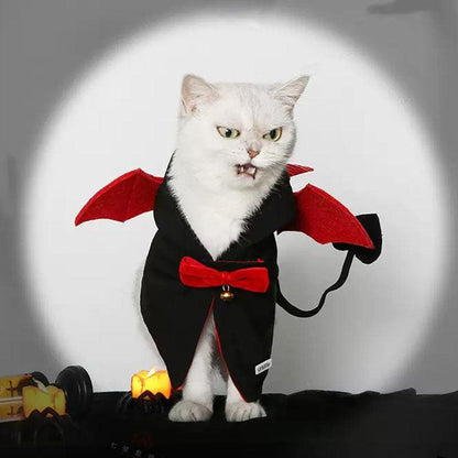 Halloween Devil Cat Cape