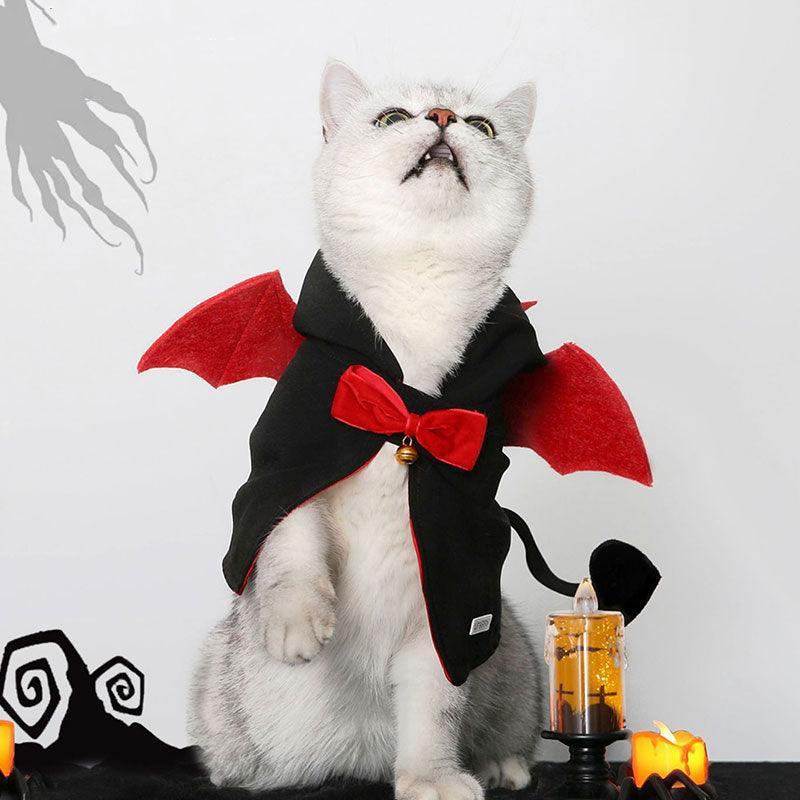 Halloween Devil Cat Cape